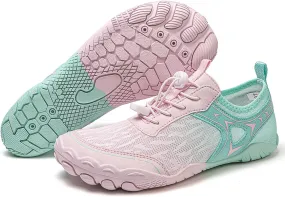 Womens Mens Water Shoes,Healthy & Non-Slip Hike Barefoot Shoes,Lightweight Quick Dry Trail Running Footwear,Outdoor Beach Wide Toe Box Surf Footwear with Adjustable Strap