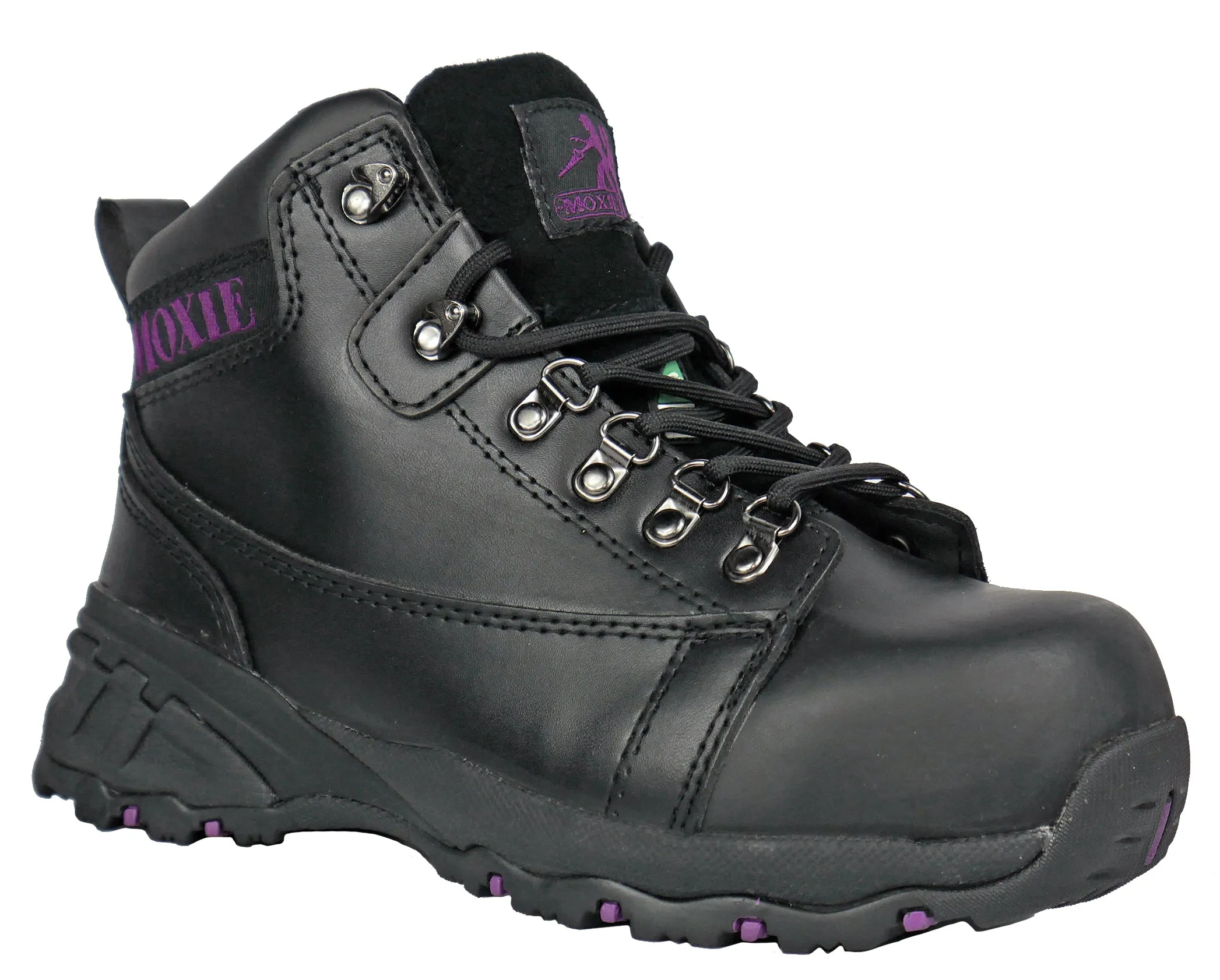 Women's Moxie 6" Vegas Black, EH, PR, SR, WP, Met-Guard Composite Toe Boot