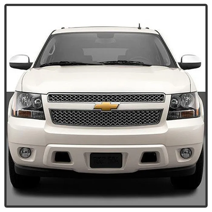 Xtune Crystal Headlights Chevy Suburban (07-14) Black or Black Smoked w/ Amber Turn Signal Light