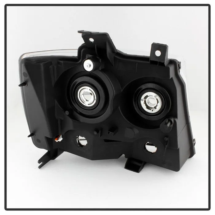 Xtune Crystal Headlights Chevy Suburban (07-14) Black or Black Smoked w/ Amber Turn Signal Light